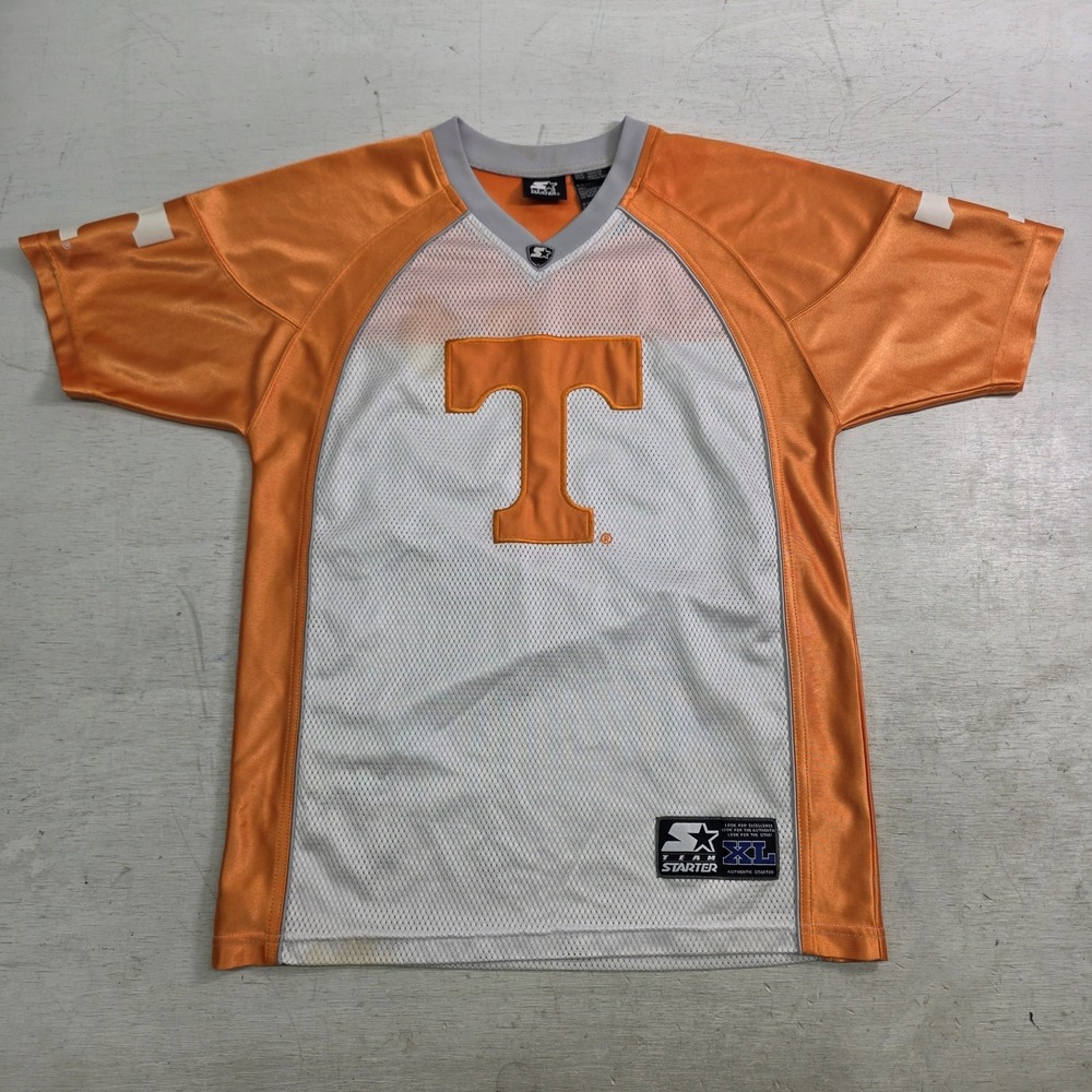 Tennessee Volunteers Starter Jersey Youth XL 16/18 Vintage Orange White *Flaw